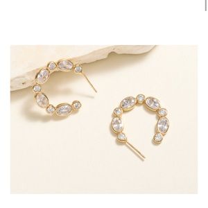 NWT Mignonne Gavigan Carina Hoop Earrings